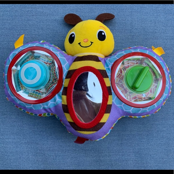 Infantino Squeak and Peek Bumble Bee Mirror Pal (Gift with Purchase) - Picture 6 of 12